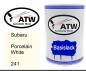 Preview: Subaru, Porcelain White, 241: 500ml Lackdose, von ATW Autoteile West.